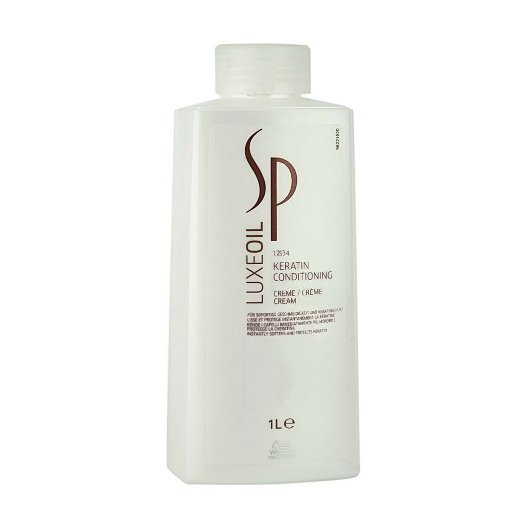 Крем-кондиціонер Wella Professionals SP System Professional Luxeoil Keratin Conditioning Cream для захисту кератину волосся, 1 л